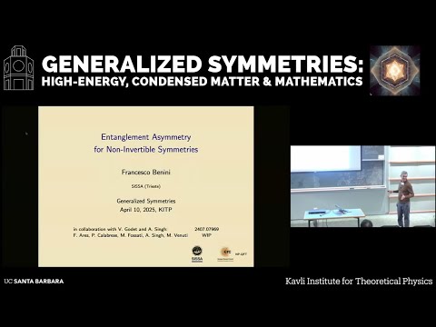Entanglement asymmetry for non-invertible symmetries | Francesco Benini (SISSA)