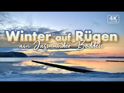 Winterwonderland am Jasmunder Bodden - Rügen Urlaub 2023 (4K Walk)