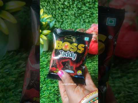 Boss Teddy Chocolate🧸 @pallabiminiature#viralvideo#miniature#shortviral #miniaturecooking