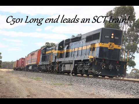 *Rare Train Movement!* - SCT - C501 Long end leads an SCT Train! @ Deep Lead Loop