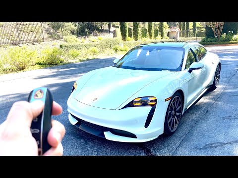 Thumbnail for What It's Like To Drive A 2020 Porsche Taycan Turbo POV! by Porsche Mission E