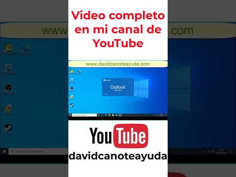 📥 Cómo importar un backup en Outlook (Archivo .pst) 📤 #shortvideo