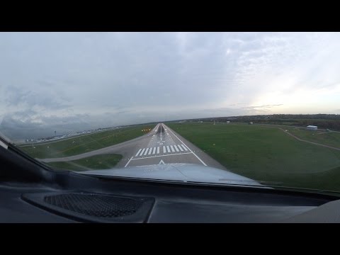 Luxembourg - Düsseldorf CJ4 Cockpit View [HD] - ELLX-EDDL