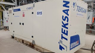 TEKSAN Generator 631kva maintenance and service doosan v type engine 1