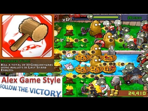 Plants vs. Zombies - Achievement - Hammer Time! || Last Stand Endless (Android HD) Ep.96