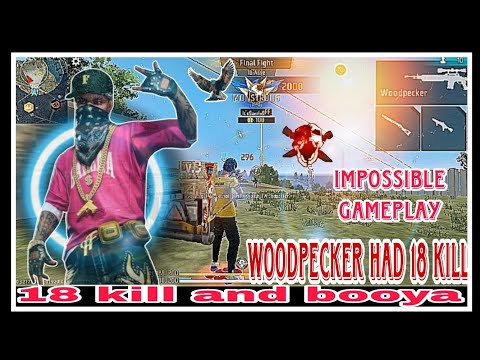 😱Woodpecker had 18 kill☠️ and m1011 /#gameplay /#gamingshorts /#short 