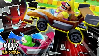 スターの取り合い！終盤ワリオの逆襲劇！！？【スーパーマリオパーティジャンボリー】