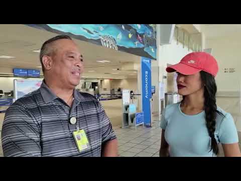 O aeroporto de Guam está operacional, mas é difícil estimar quando será totalmente restaurado