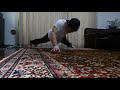 one thumb 10 push ups 親指一本の片手腕立て伏せ１０回