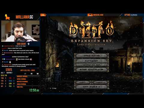 Diablo 2 - HELL GULL DAGGER DRUID SPEEDRUN