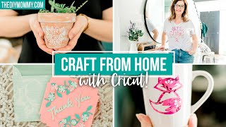 Cricut Crafts to Make from Home that are so easy and cute! | The DIY Mommy