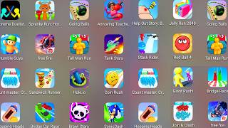 Spranky Run,Jelly Run 2048,Tall Man Run,Big Head Maze,Count Master 3D,Bridge Race,Join & Clash 3D...