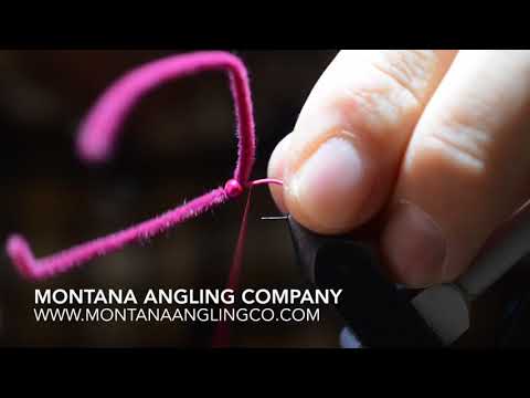 San Juan Worm | Fly Tying tutorial with the Montana Angling Company