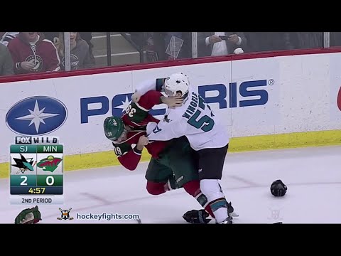 Tommy Wingels vs Nate Prosser Apr 5, 2016