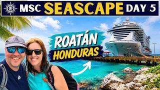 MSC Seascape Caribbean Cruise: Roatan Snorkeling & Bananarama Beach Day - Day 5 Vlog