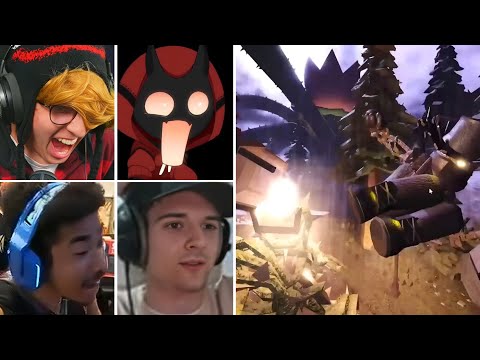 ALL YOUTUBERS REACTION TO DOORS OUTDOORS ENDING CUTSCENE!