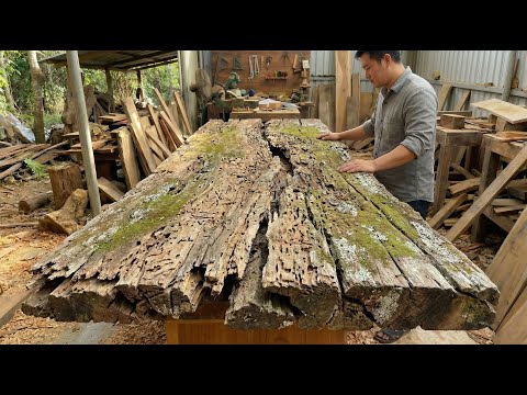 Everyone Thought This Driftwood Was Useless — You Won’t Believe What This Woodworker Made