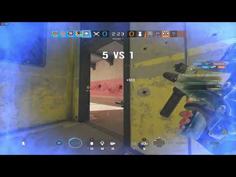 INSANE CHAMPION 4-4 MATCH POINT 1v4 CLUTCH - Rainbow Six Siege