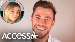 Chris Hemsworth's Son Crashes His Interview video