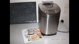 der Brotbackautomat von Rommelsbacher kleine Einführung