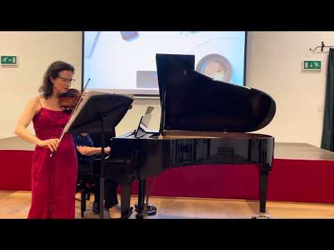 Ravel, Violin Sonata No. 2: II. Blues - Madeleine Mitchell, violin, Lorna Griffitt, piano