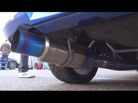 Tomei Expreme Ti Titanium Exhaust + Equal Length Header - Subaru Impreza WRX STI Sound!