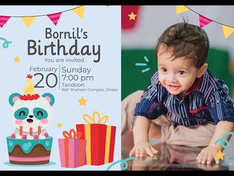 Bornil's 1st birthday