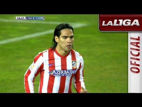 Gol de Falcao (0-1) en el Real Valladolid - Atlético de Madrid - HD