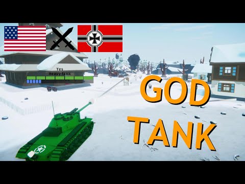 US GOD TANK vs 10x Every German Tank - Total Tank Simulator