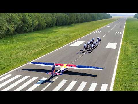 We Launched a Plane Using JUST Bikes (world first)