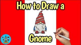 How to Draw a Gnome - Step by Step Tutorial