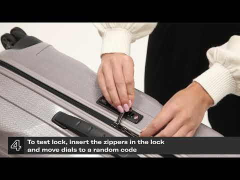 Samsonite C-Lite - Lock instruction