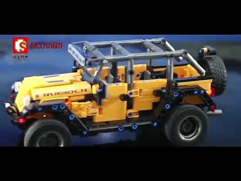 Back Sports Car Model Building Blocks City Technical Car Enlighten Bricks Toys