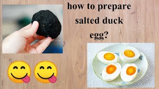 How to prepare/cook salted duck egg?