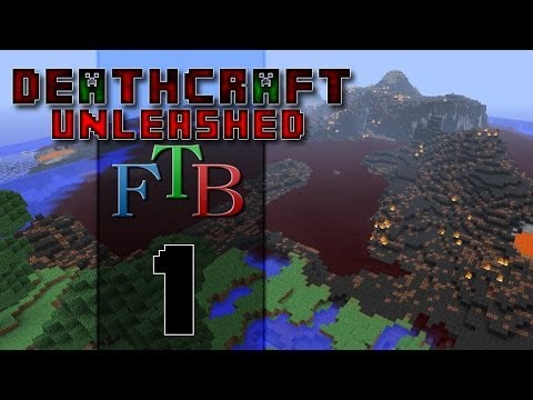 DeathCraft FTB Unleashed SMP - Ep 1 - My Welcome Dance!