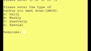 Intro To Korn Shell - Lesson 8b - case statement