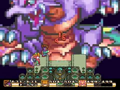 Secret of Mana (SNES) Final Boss Mana Beast + Ending