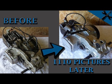 Hercules Prima Sachs 505 Automatik Motor Restauration [StopMotion] | Excellent