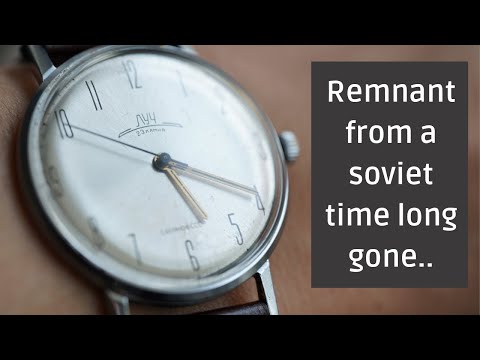 Reparing a vintage golden soviet watch for my friends birthday - Restoration of a Luch 2209