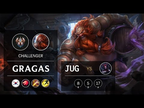 Gragas Jungle vs Elise - KR Challenger Patch 9.13