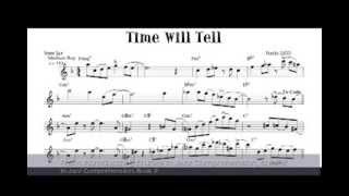 Saxophone Sheet Music - Time Will Tell - Jazz Saxophone Lessons