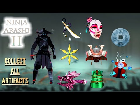 Ninja Arashi 2 ( Collect All Artifacts ) Tutorial