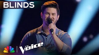 Donny Van Slee Impresses Reba with LANCO&#39;s &quot;Greatest Love Story&quot; | The Voice Blind Auditions | NBC