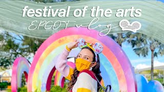 EPCOT VLOG | festival of the arts, disney world 2021