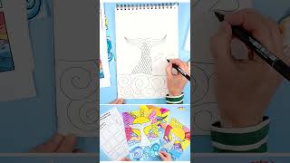 How to Draw a Mermaid's Tail - Step-by-Step Summer Art Project for Kids