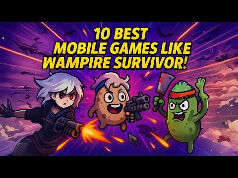You NEED to Try These Mobile Games Like Vampire Survivors!