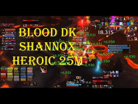 Versus - Firelands Shannox Heroic 25-man Blood DK POV