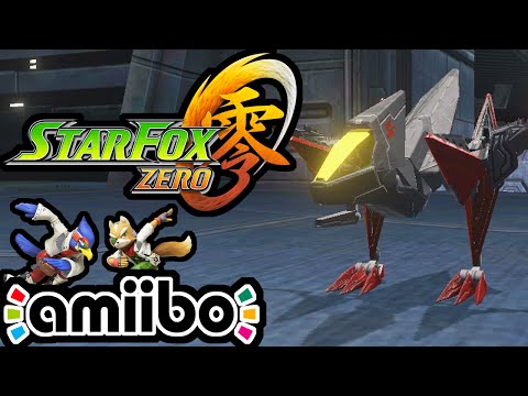Star Fox Zero Gameplay Preview amiibo Falco Black Arwing Walker Fox Retro Arwing Nintendo Wii U HD