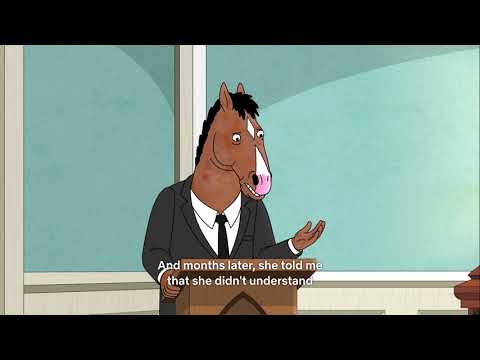 BoJack's Eulogy At His Mother's Funeral "Becker"