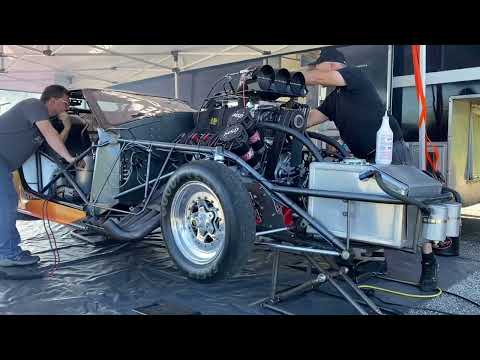 Alcohol vs Nitro Start Up with A Top Fuel Motor